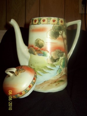 Hand,Painted,TeaPot