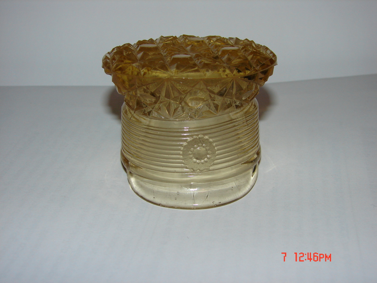 Vintage Unknown Glass Hat