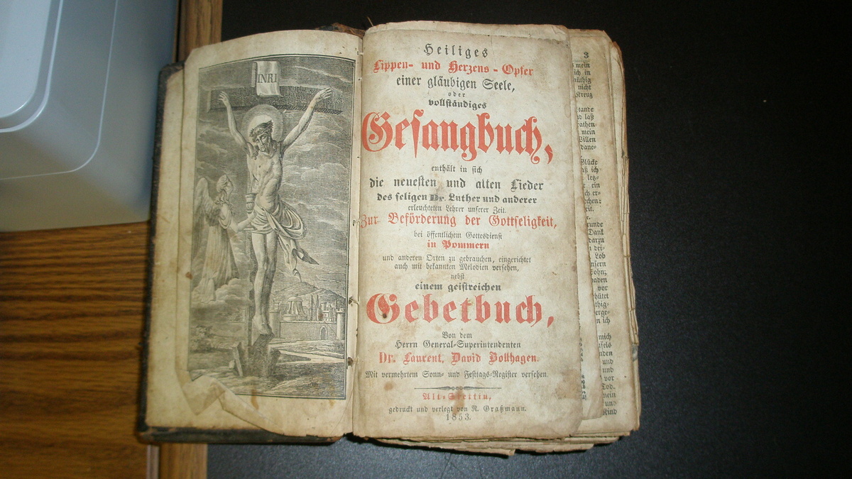 1853 German Bible ?