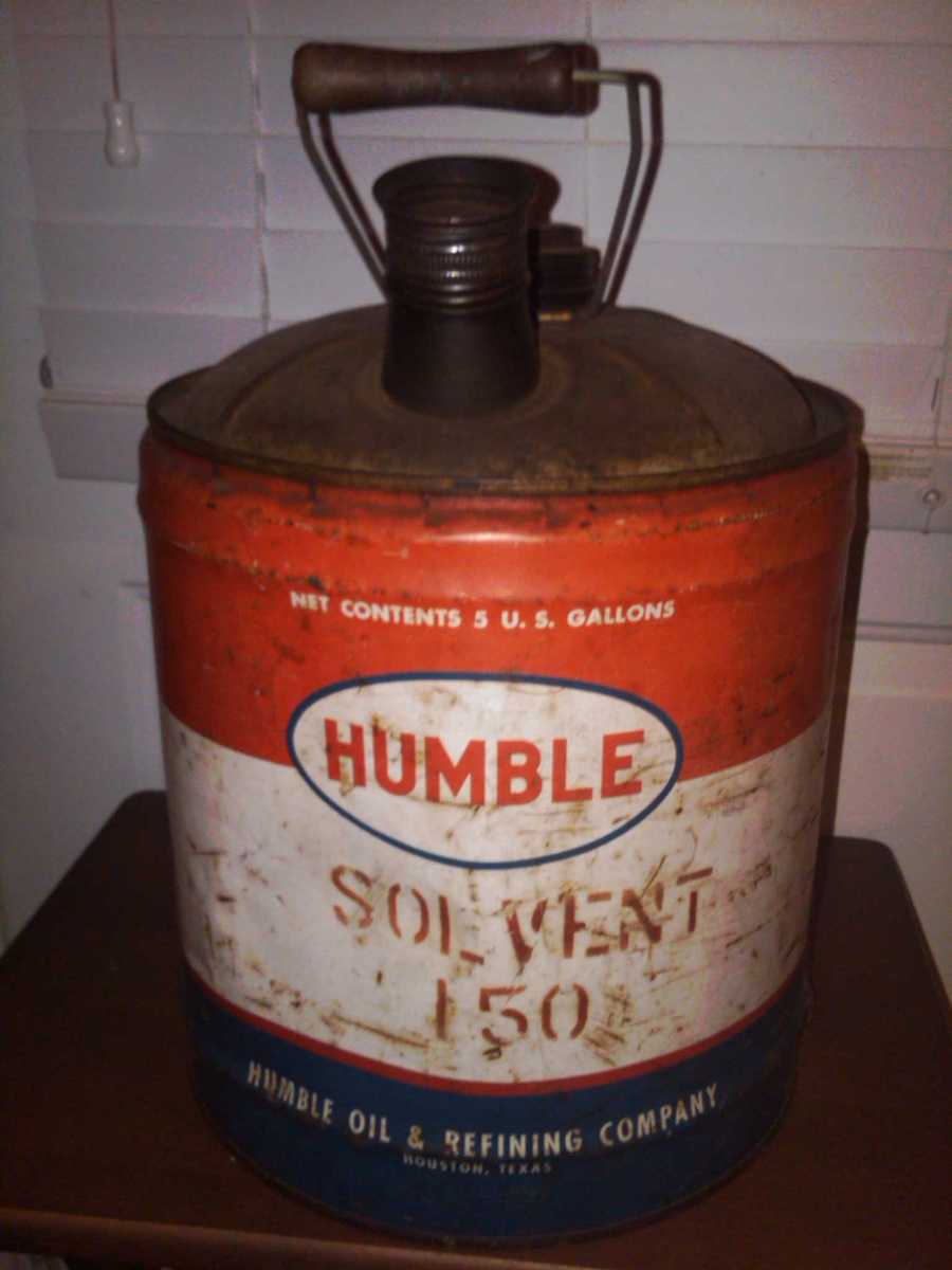 Early Humble Oil 5 Gallon Can
