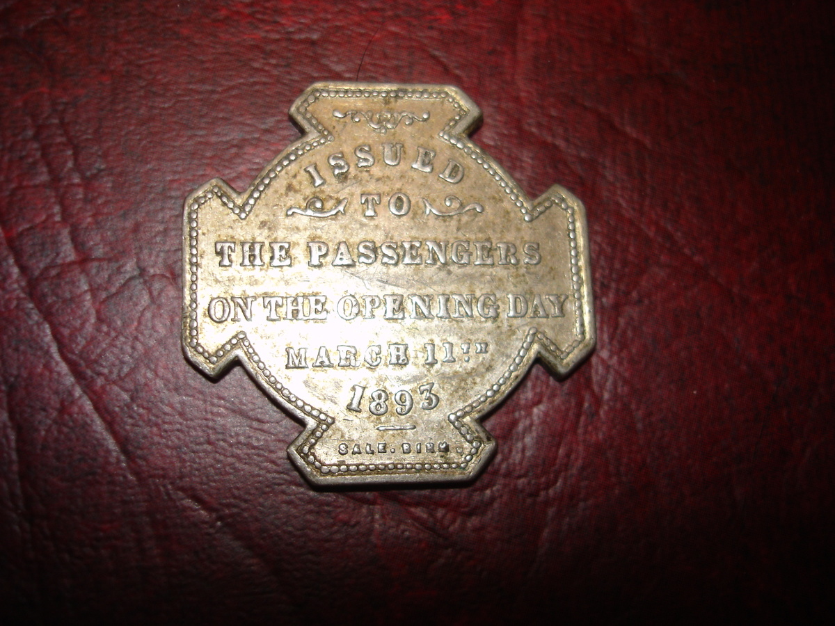 THE CLIFTON ROCKS RAILWAY COMMENCED 1893 - Railroadiana