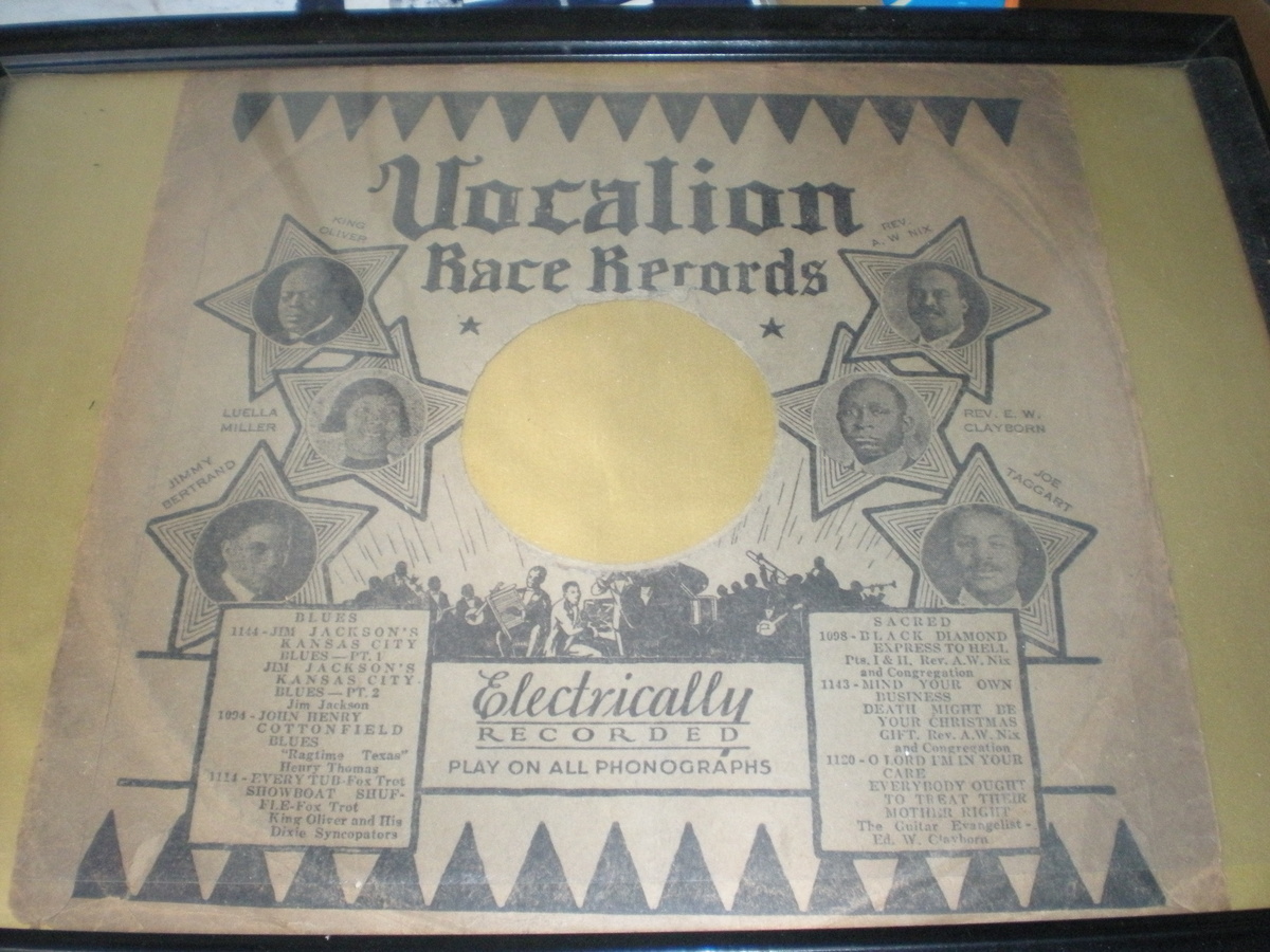 Vocalion Rare Blues Sleeve