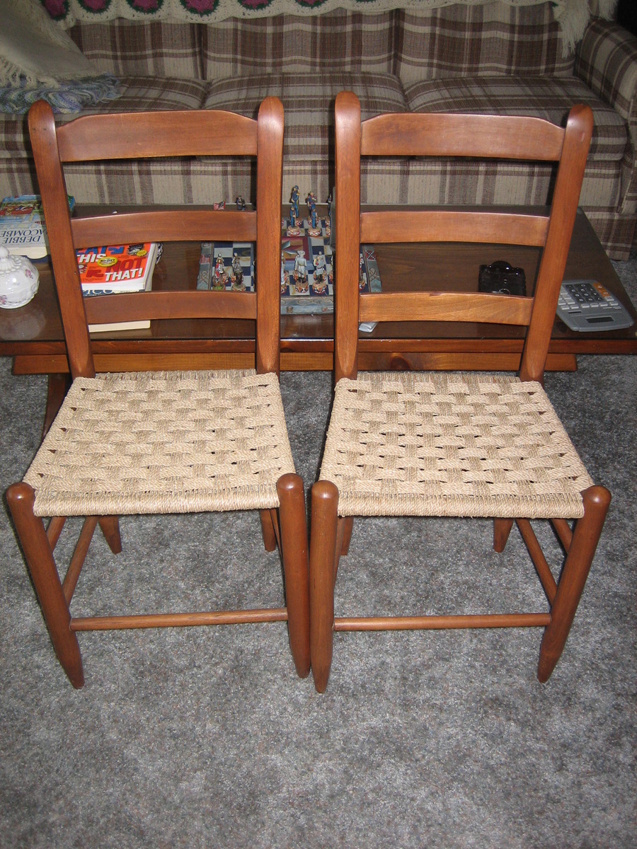 Two Cherry slat backs - Furniture