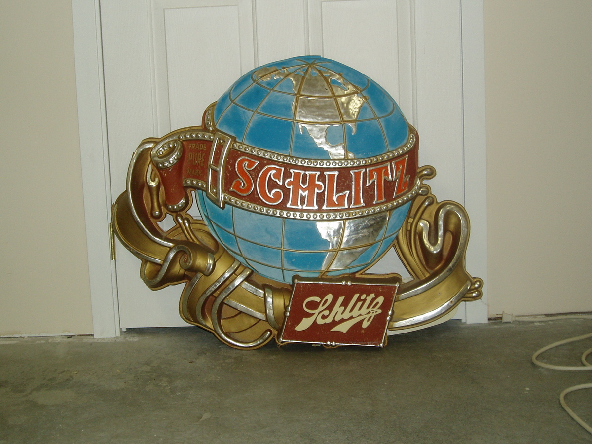 Schlitz beer sign