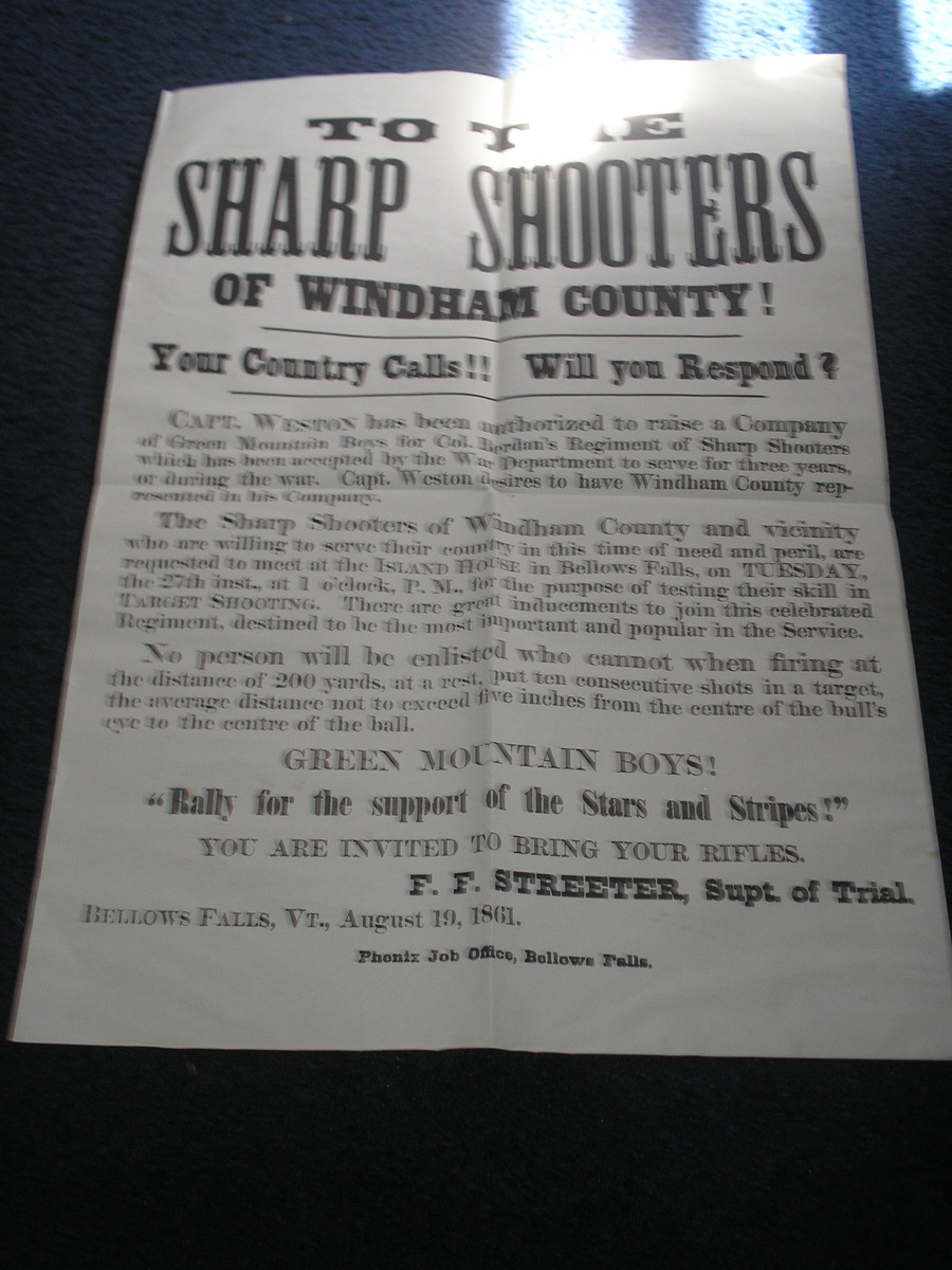 Berdan's Sharpshooters Civil War Poster