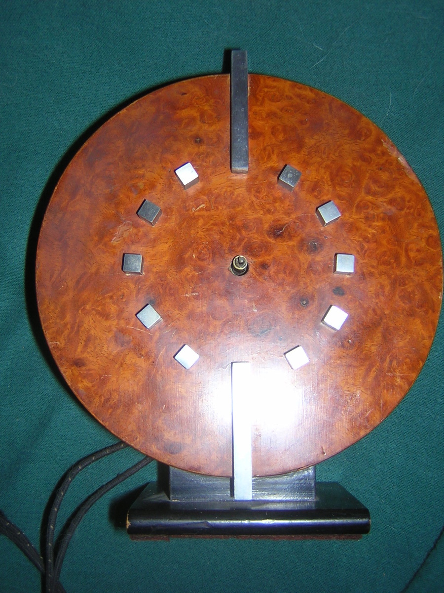 Art Deco Burlwood Alarm clock