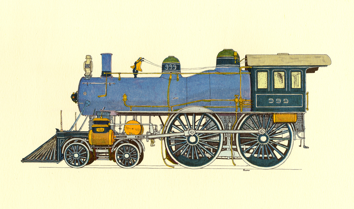 Evelyn Curro Railroad Prints - Railroadiana