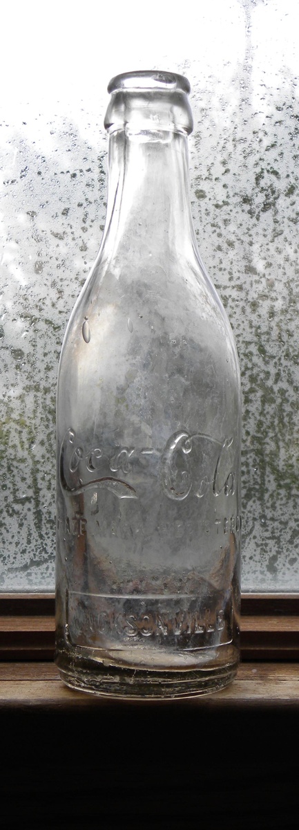 Jacksonville, Fl Straight Sided Coca-Cola Bottle
