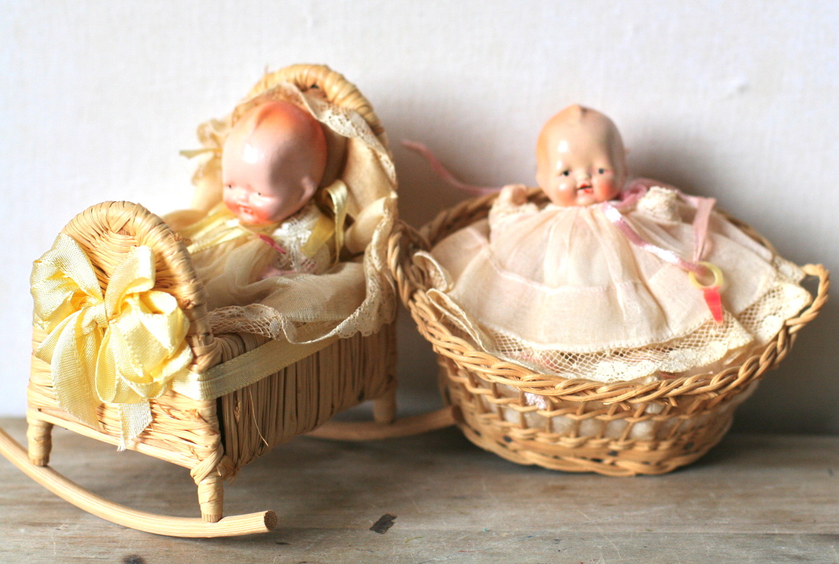 Babies in baskets!