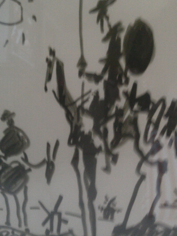 Pablo Picasso Signed  and dated  1960 Lithoprint  