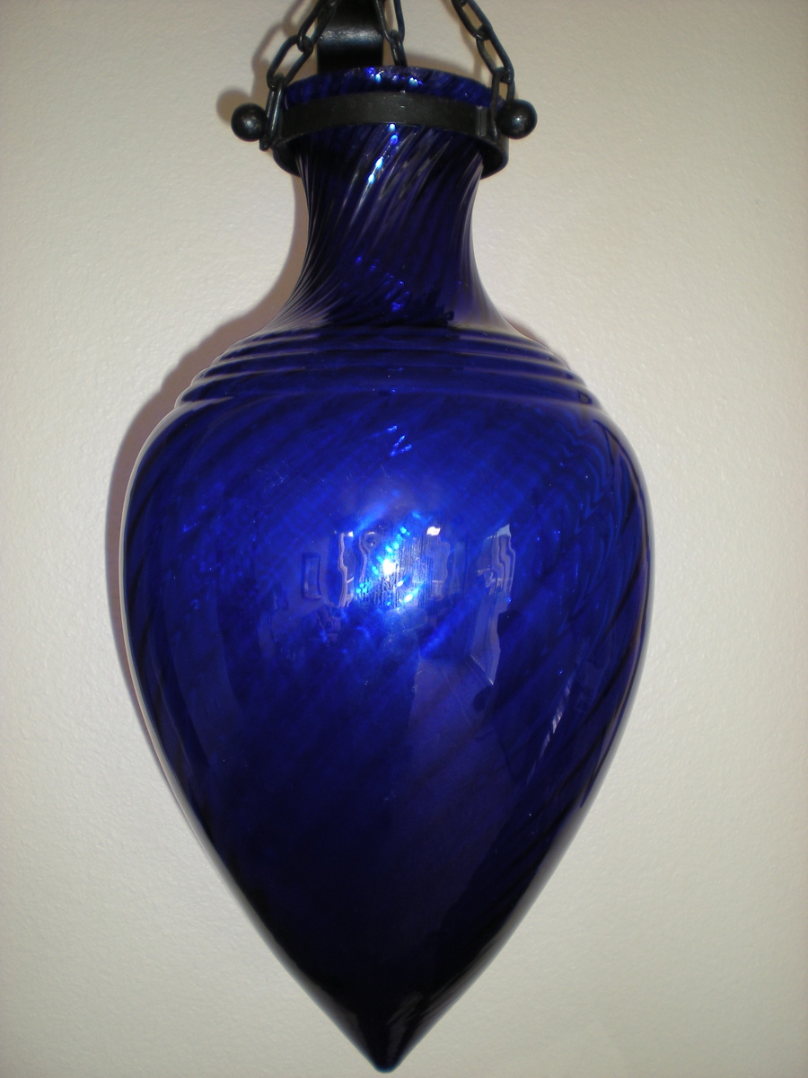 Large Cobalt Blue Apothecary Show Globe, circa 1890