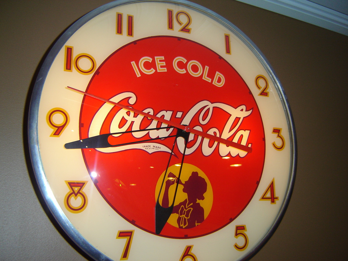 1950's "Not Pam" Silhoette Girl Clock, made by person's unknown!