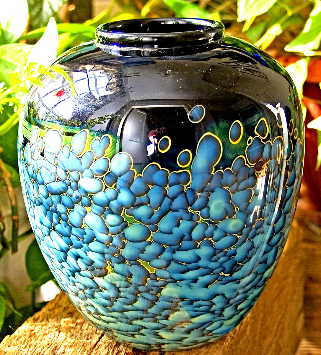 Alan Goldfarb piece signed Vermont 1985 - Art Glass