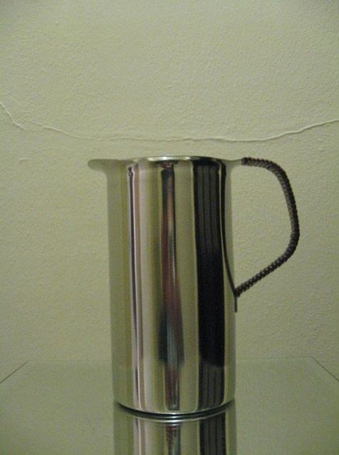 VINTAGE STAINLESS STEEL 18-8  MADE IN DENMARK   PITCHER - Mid Century Modern