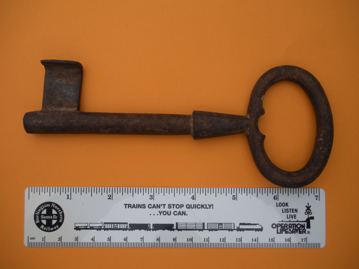 7 inch ruler Burlington Northern Santa Fe Railroad -- With other objects to give size perspective. - Office