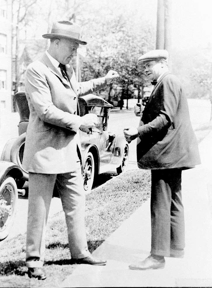 Jess Willard and Babe Ruth