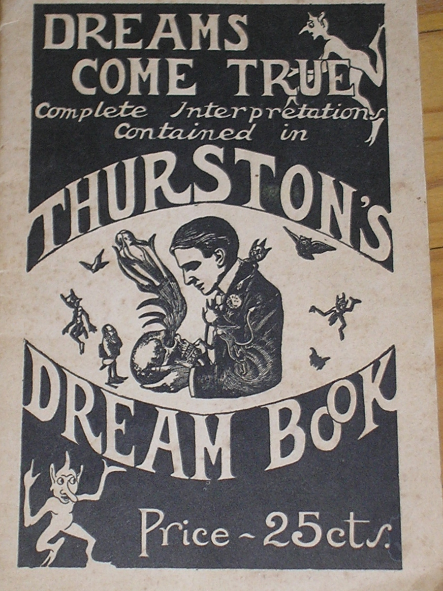 Original 1927 Howard Thurston Thurston's Dream Book - Books