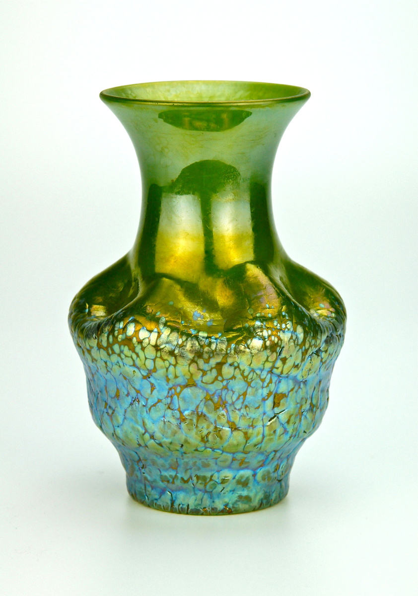 Signed, Loetz Phen Genre 377 - Art Glass