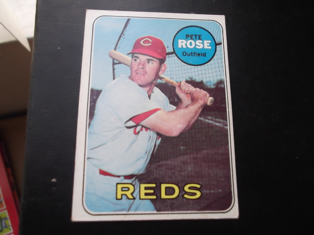 Pete Rose 1969 Topps Baseball Card