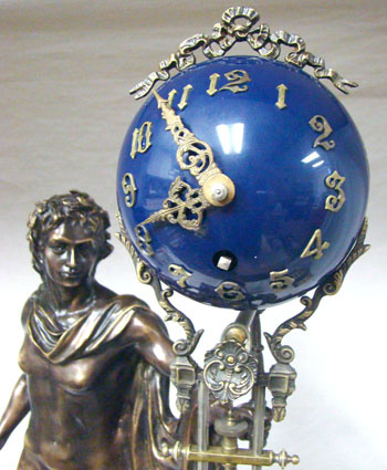 French Swinging Apollo Clock 