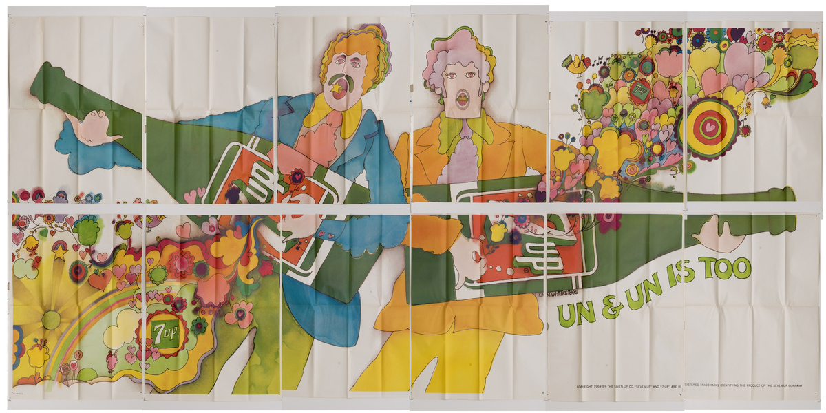 7Up UnCola vintage billboards (21' x 10'), 1969