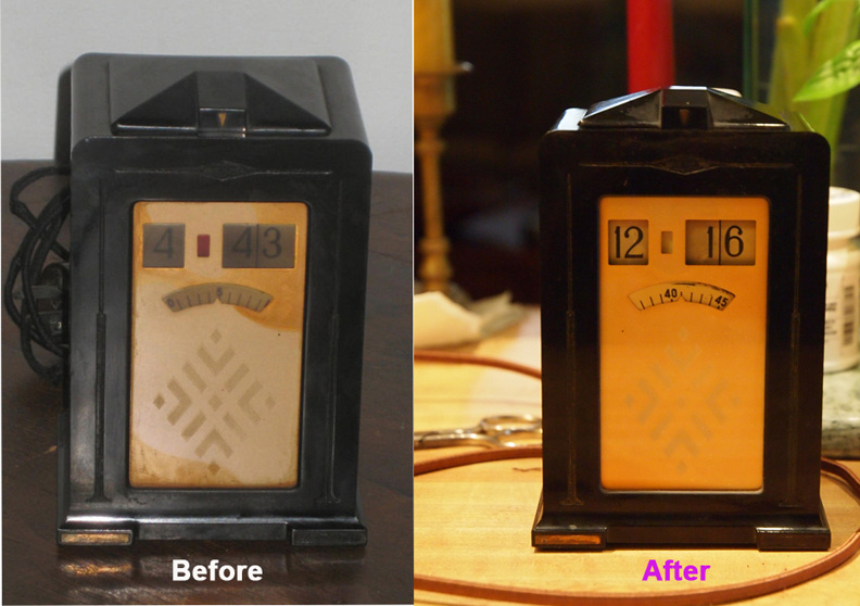 The First Digital Clock - Telechron Cyclometer Model 8B01 "Minitmaster", 1933-34 