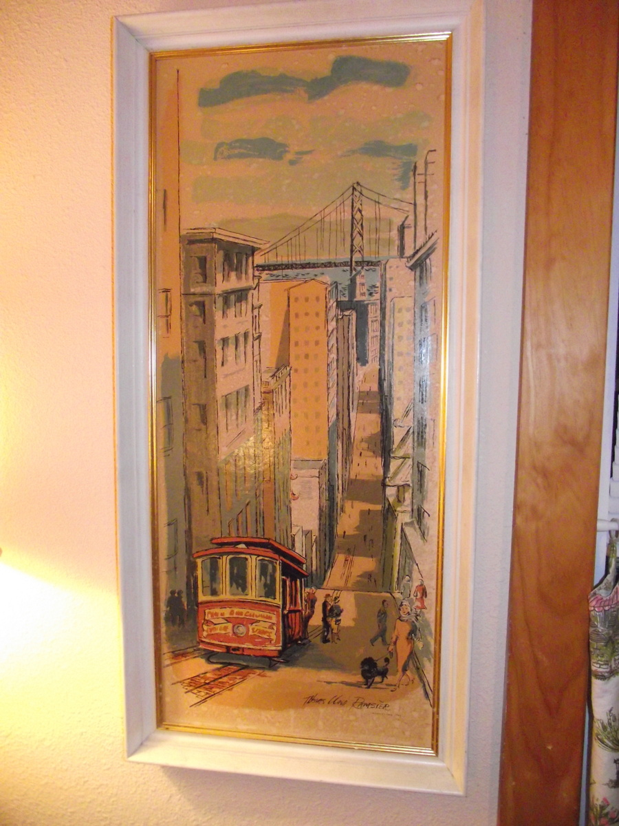1963 Metalcraft Print of San Francisco by Thomas Lloyd Ramsier