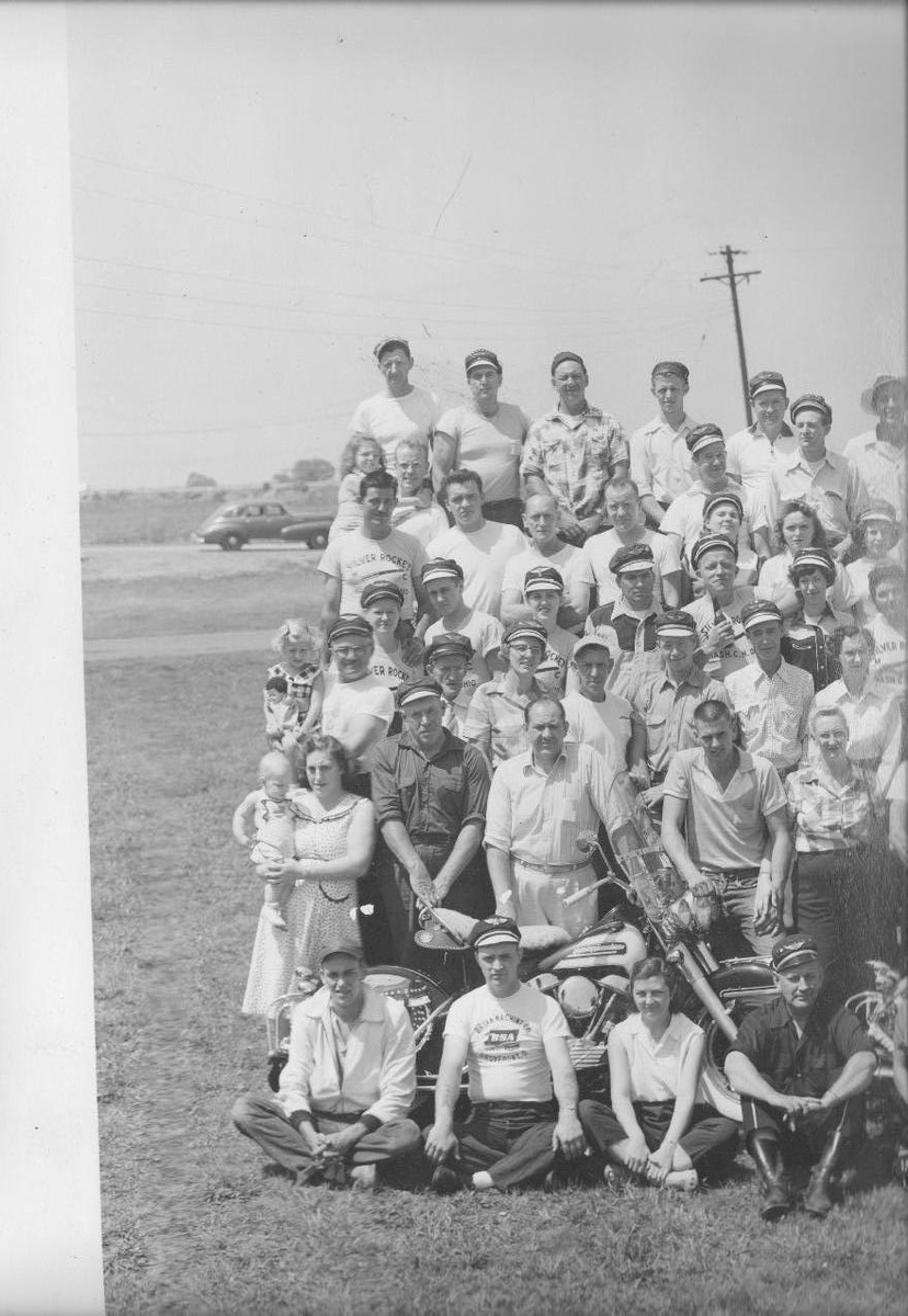 Photo from 1954 "Gypsy Tour" in Ohio (takes three images to get on my copier)  - Photographs