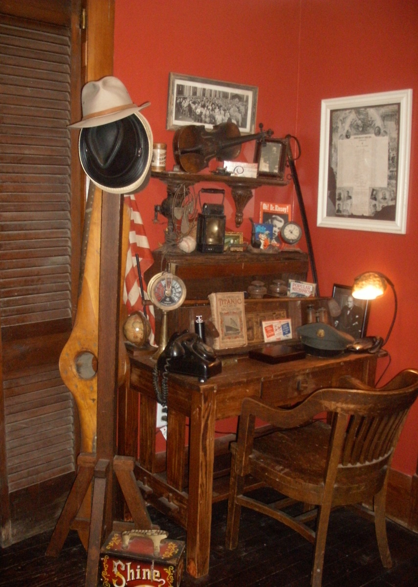 My Craftsman Desk with some of my toys. - Furniture