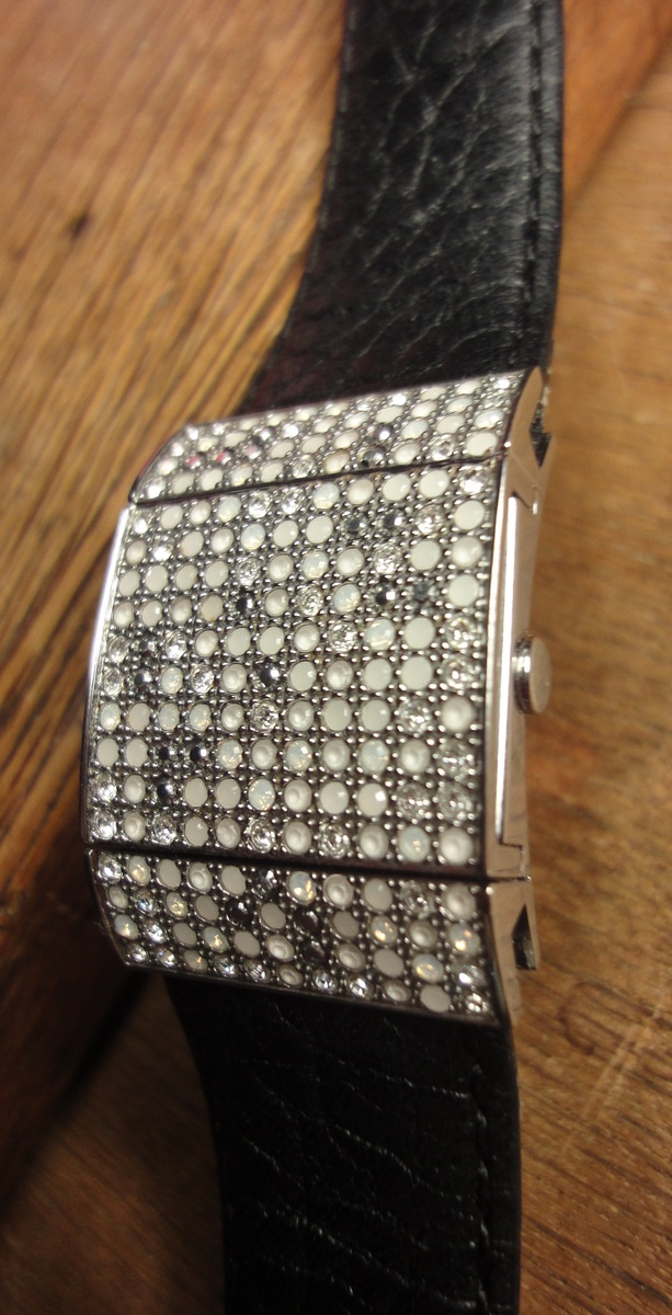 Swarovski watch with crystals