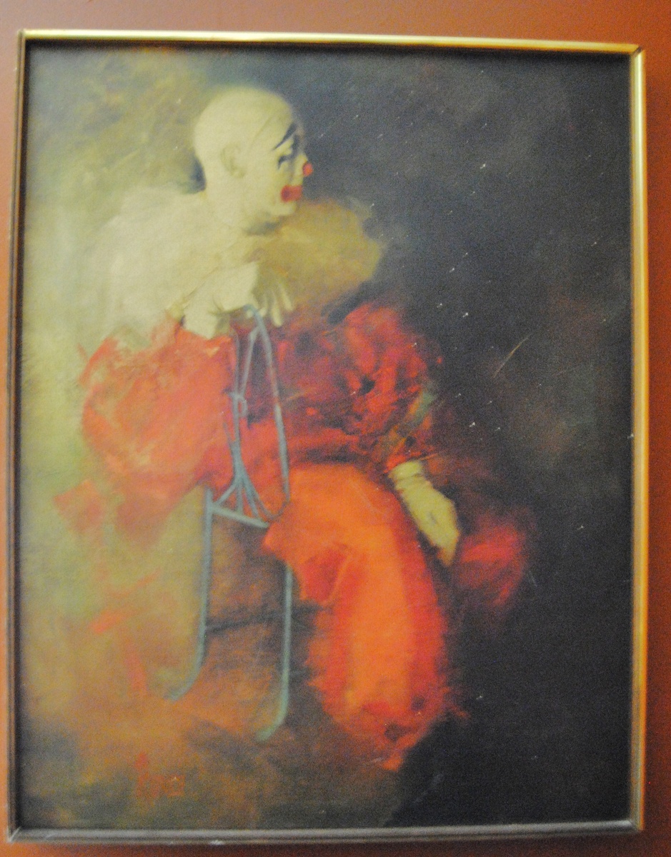 Intermission by RUNCI/ there is a tag on the frame saying Signature Art Co. - Folk Art