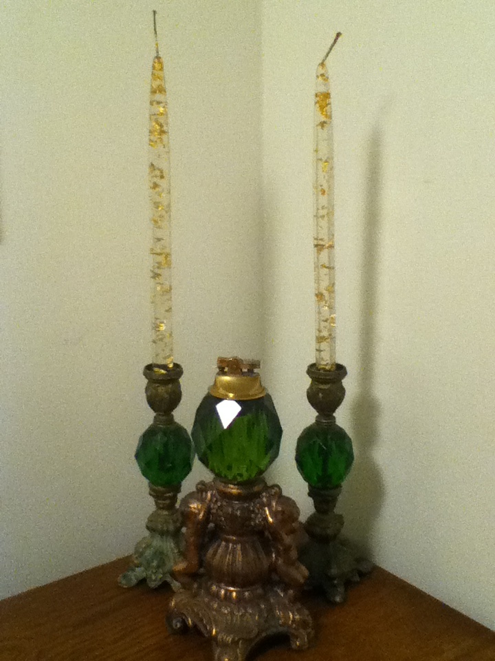 Table Lighter w/ Candle Stick Holders