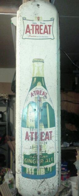 Atreat thermometer Sign - Advertising