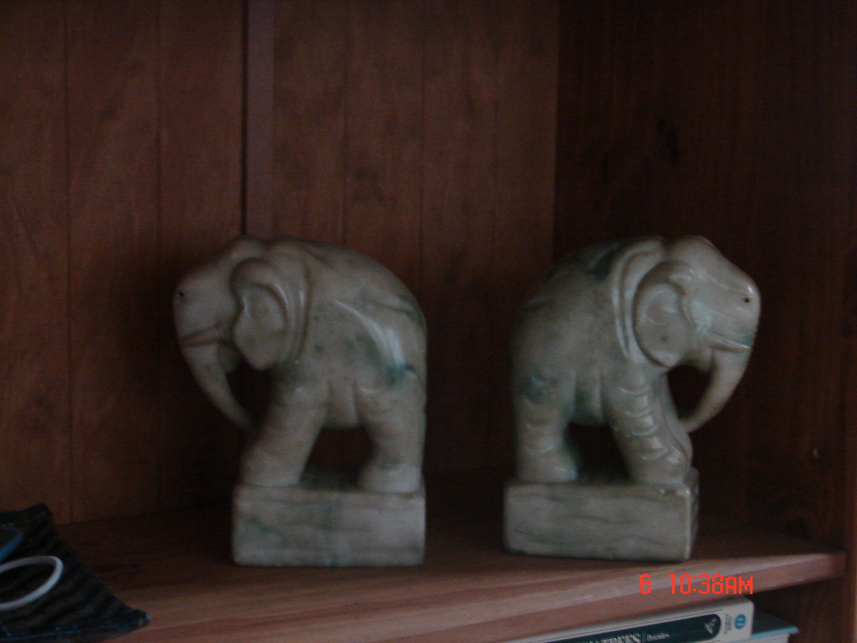 My bookend elephants
