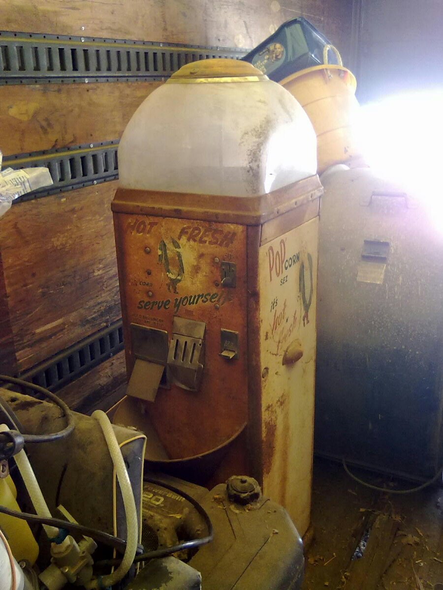 Vintage Popcorn Machine 'Pop corn Sez'