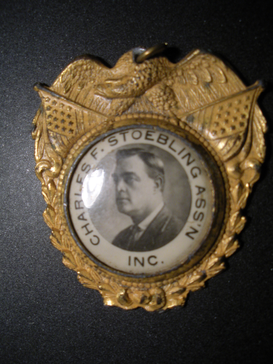 Patriotic Medal - Charles F. Stoebling Association  - Advertising