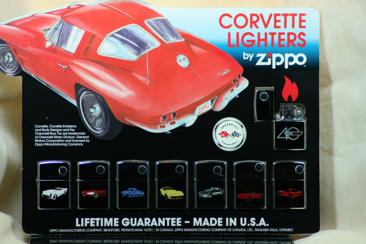 corvette zippos - Tobacciana