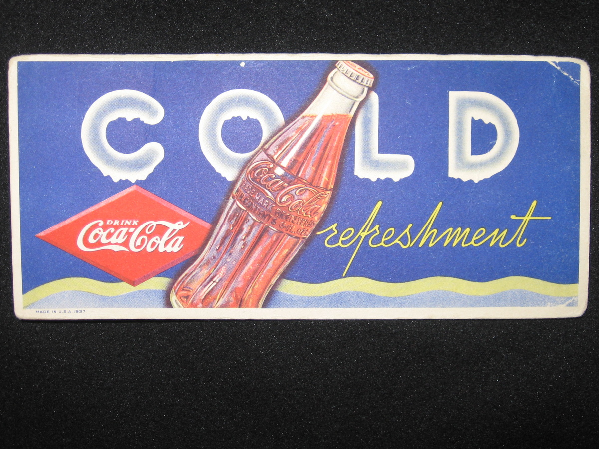 1937 Coca-Cola Blotter