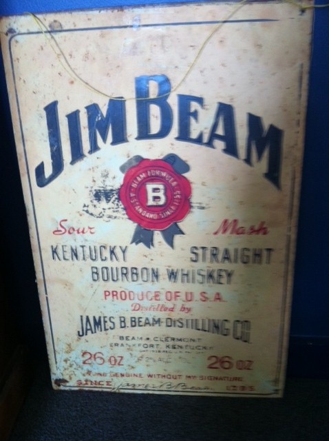 Jim Beam Sign