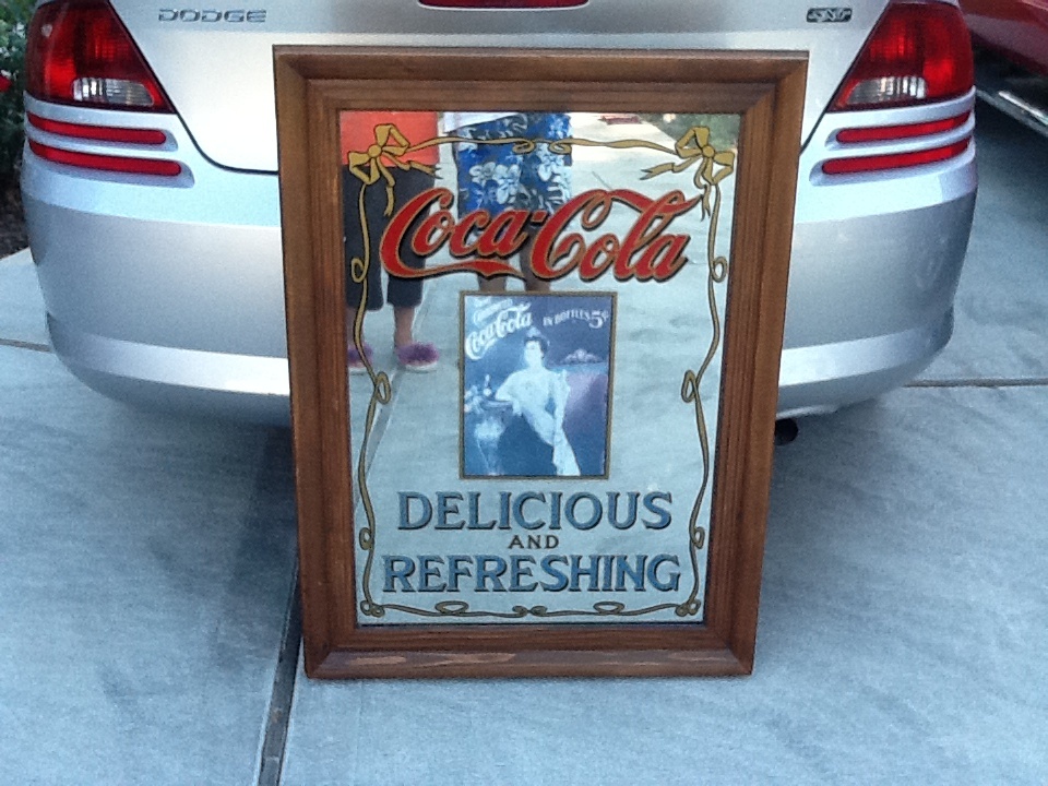 Old Coke Mirror