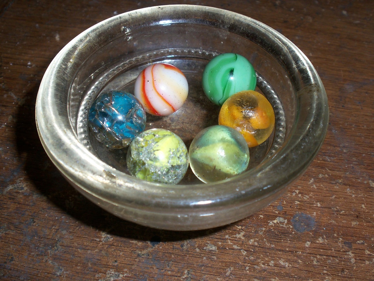 Antique Pontil Marbles I found in the forest by an 1855 farm house. - Art Glass