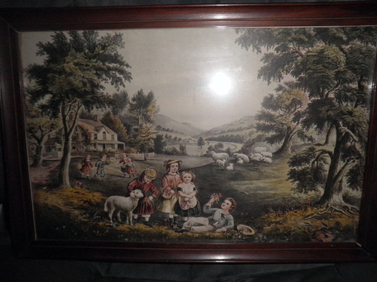 Children on Sheep Farm