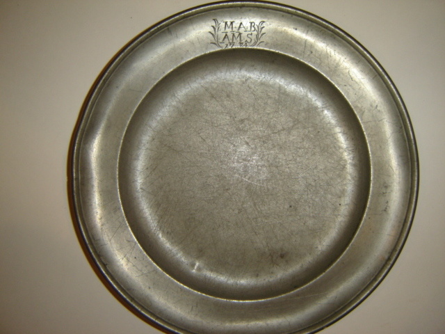  Pewter Plate from 1784!!