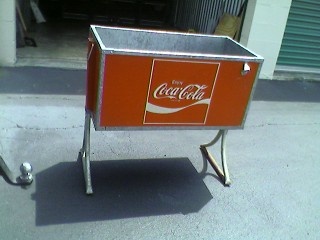 "Enjoy Coca Cola" cooler - Coca-Cola