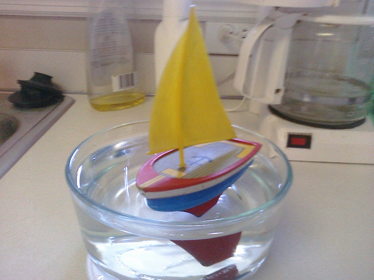 Bathtub memories anyone?  These 50's toy boats still float quite well!