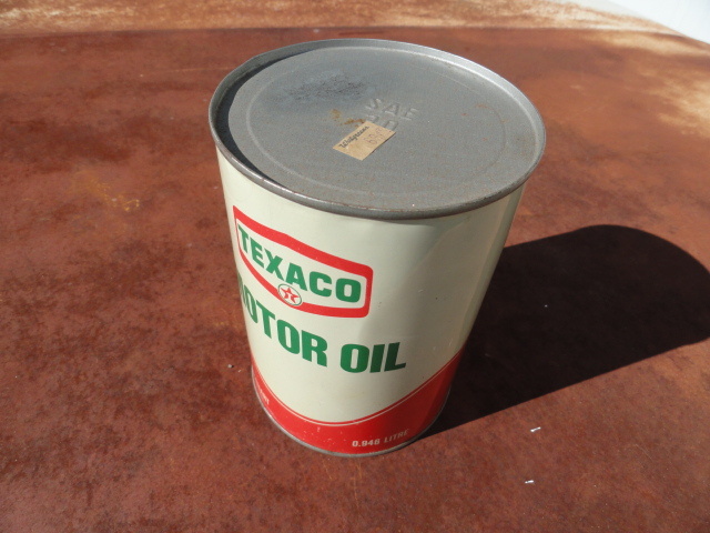 Texaco Motor Oil Can