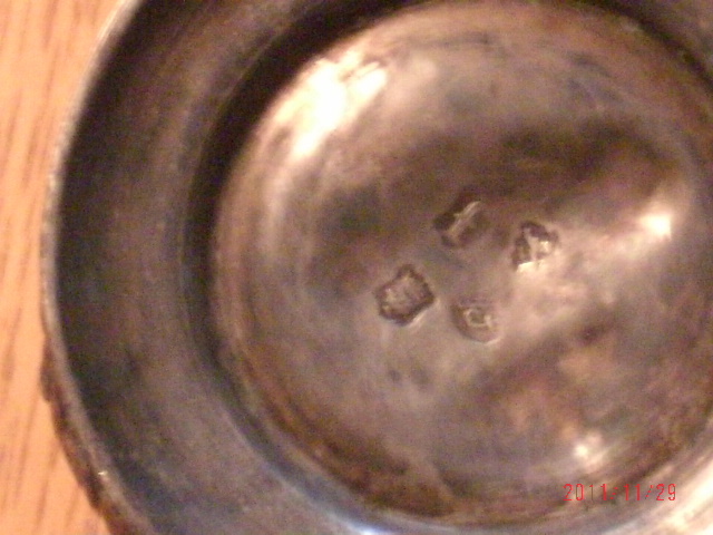 siver beer mug