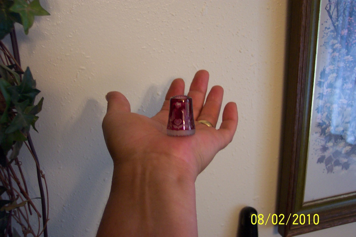 Rose colored Thimble