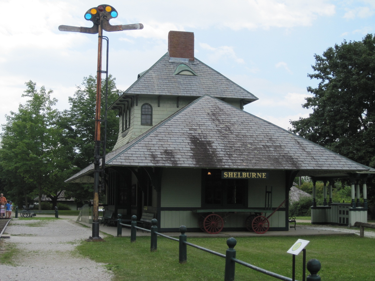 Shelburne Depot circa 1890s at the Amazing Shelburne Museum in VT - Railroadiana