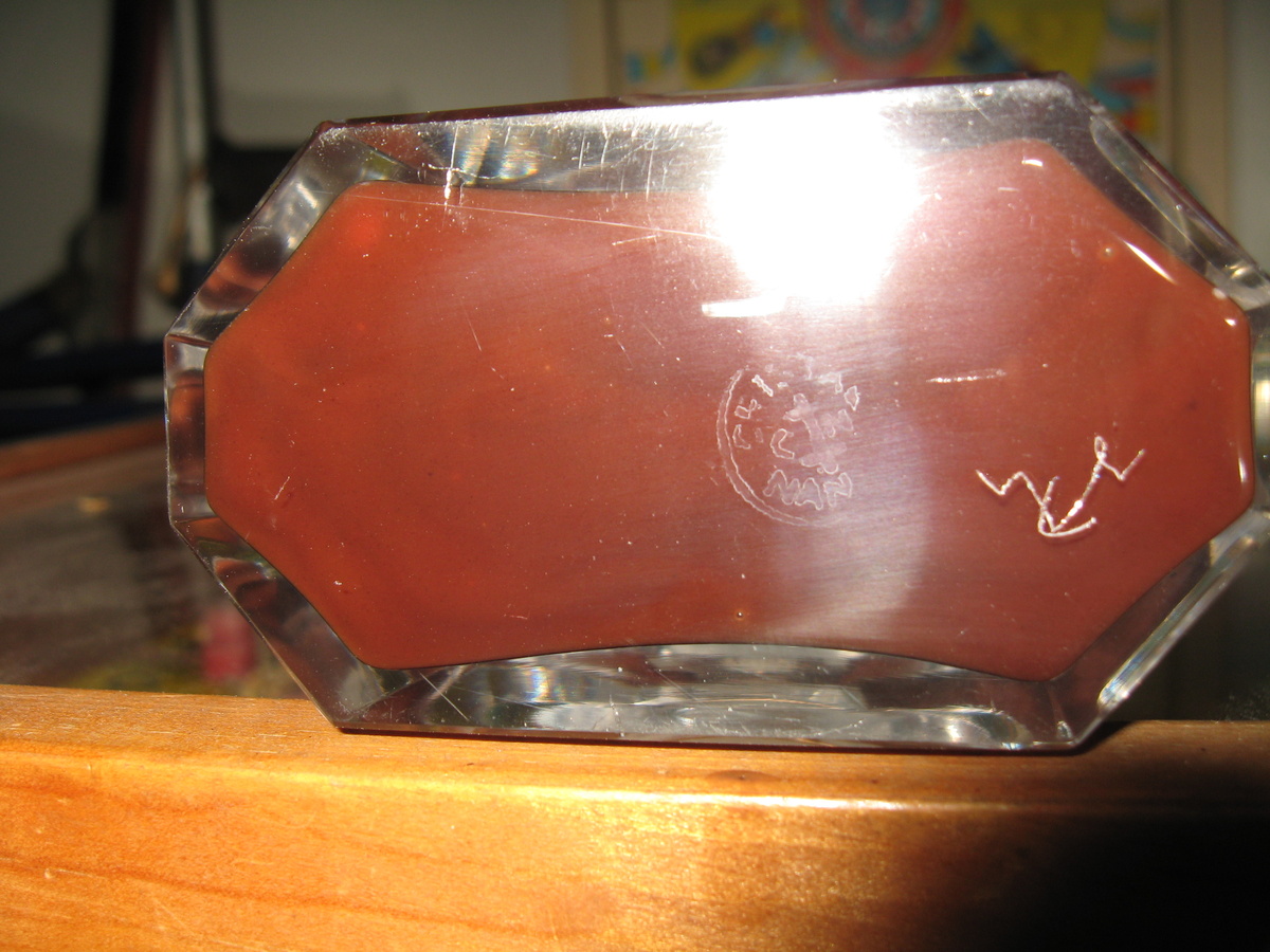VINTAGE PERFUME BOTTLE , CRISTALLERIE NANCY ,FRANCE
